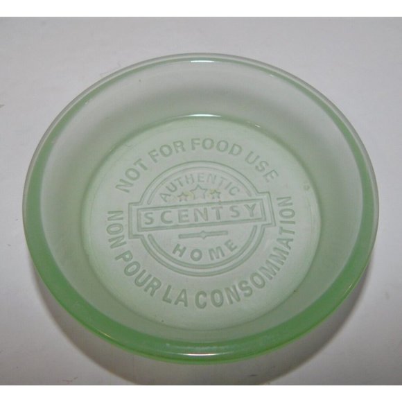 Scentsy Flutter Green Crackle Glaze Butterfly Electric Wax Warmer - Picture 9 of 9
